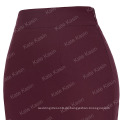 Kate Kasin Occident Damenmode OL Causal Wein rote Meerjungfrau Hüften-Wrapped Pencil Skirt KK000241-2